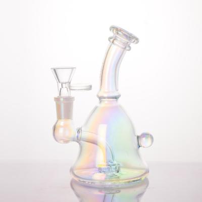 China 6,7 Zoll-galvanisierter Glasklecks Rig Solid Color For Weed zu verkaufen