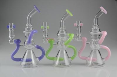 China 8,5 Zoll-Filtrierapparat-Klecks-Rig High Borosilicate Glass Three-Geschoss-Raum zu verkaufen