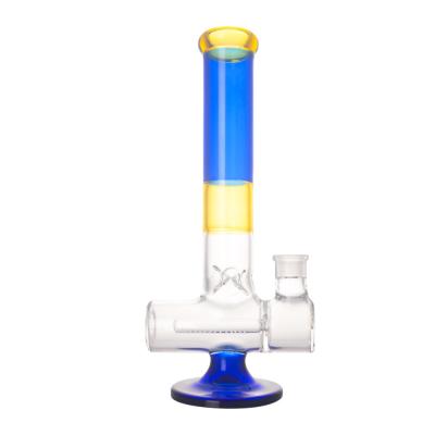 Cina 4,3 pollici di vetro di femmina di fumo bassa di Bong Blue Straight Type 18Mm in vendita