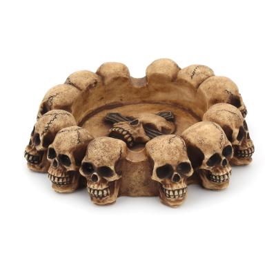 China Tawny Skeleton Resin Ashtray Te koop