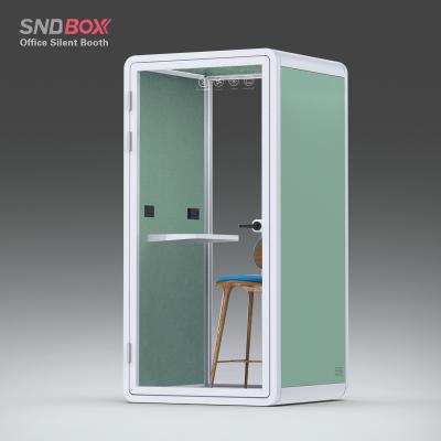 China Adjustable (height) Private soundproof booth portable as phone pod with booth seating for one person indoor workplace Air Outlet for sale