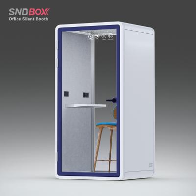 China Adjustable (height) Portable Vocal Booth Studio Office Pods Work Booth Meeting Soundproof Office Pod For Home for sale