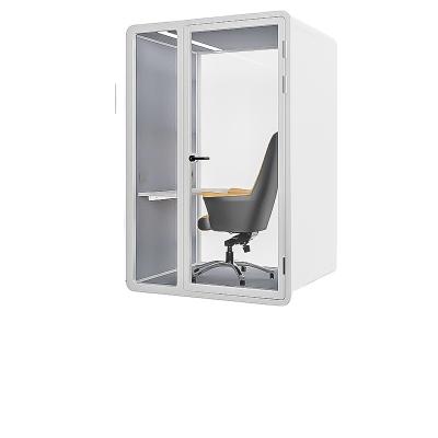 China Adjustable (height) Soundproof private space public area room Phone Booth Moveable Office Meeting Booth for sale