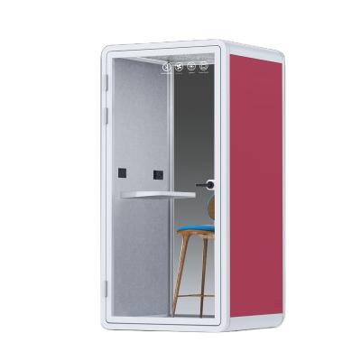 China Adjustable (height) Office Pod Meeting Work Pods Acoustic Silent Cabin For Office Soundproof Booth for sale