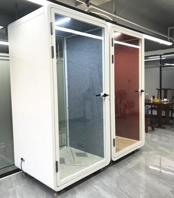 China Adjustable (height) Wholesale supply oem odm sound insulation soundproof booth meeting pods sound proof phone booths meeting pod for sale for sale