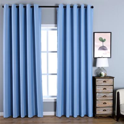 China 100% Blackout Baby Good Quality Polyester Blackout Grommet Ready Made Curtain for sale