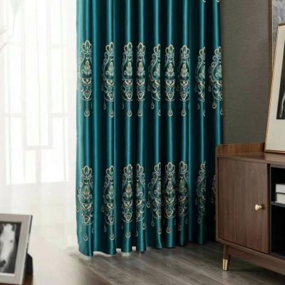 China Good Quality Customized Blackout Roll Blackout Jacquard Modern Curtains For Living Room for sale