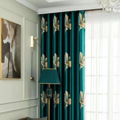 China Cheap blackout fashion wholesale design style jacquard europian curtain for school for sale