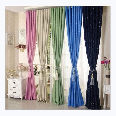 China Wholesale High Quality Silver Blackout Blackout Fabric Plating Curtains For Living Room Ready Made for sale