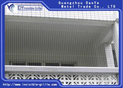 China 304 Stainless Steel Wire Openable Invisible Grille Provide Unblocked View for sale