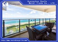 China High Rise Apartments Invisible Grills For Home Balcony Stylish Look for sale