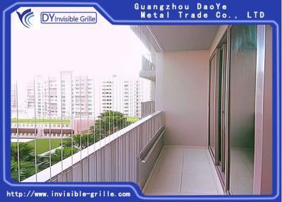 Chine gril invisible de balcon de 1.5mm à vendre