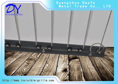 China 316 SS Wire Sliding Invisible Grille Accessories For Balcony Window for sale