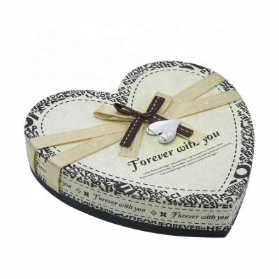 China Wholesale Biodegradable Heart Shape Paper Candy Chocolate Package Box Heart Shape Box Empty for sale