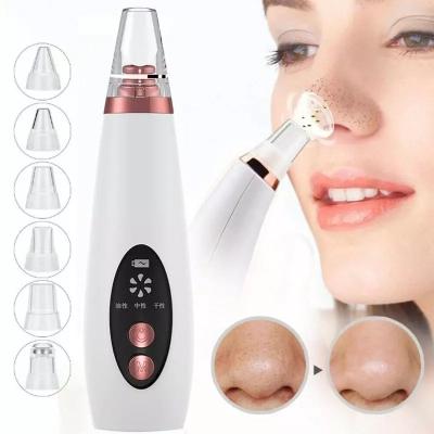 China Multifunction Acne Treatment Skin Care USB Rechargeable Nose Pore Vacuum Whitehead Blackhead Ultrasonic Facial Remover Deep Cleansing for sale