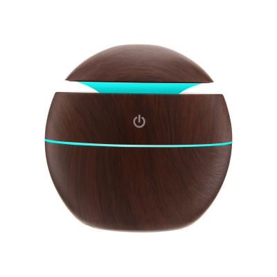 China Essential Oil Diffuser Private Label 130ml Led 7 Warna Ultrasonic Air Humidifier Electric Cool Diffuser For Home for sale