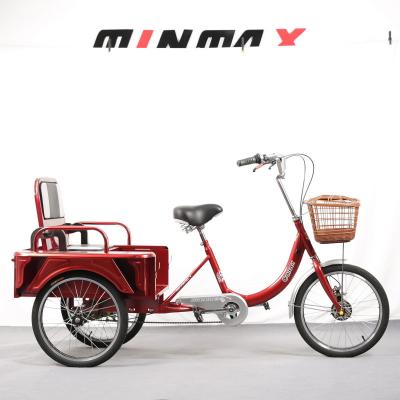 China Steel Frame 250w 48V 15ah Electric Single Cargo Price Cheat Three Wheel Electric Tricycle for sale