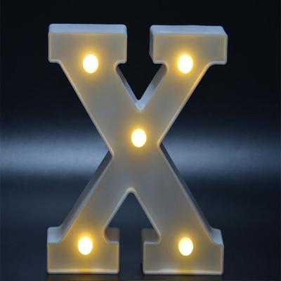 China ML-X Remote Control Garden Mini Marquee Letter Lights Battery Operated Decorative Letter Light Party Decoration for sale