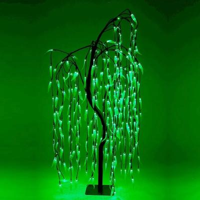 China Christmas Outdoor Decoration Garden Willow Shape Simulation Artificial Tree Shaped Lightweight for sale