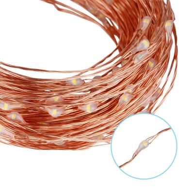 China Waterfull Mini Light Curtain Decoration Starry Light Copper Wire Christmas Copper String Lights for sale