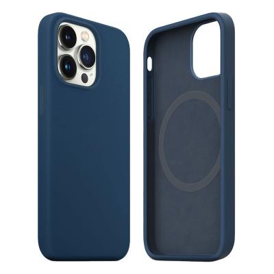 China Cheap Factory Price Shockproof Magsafes Silicone Phone Cases For iPhone 12 13 Pro Max With Logo Box Package for sale