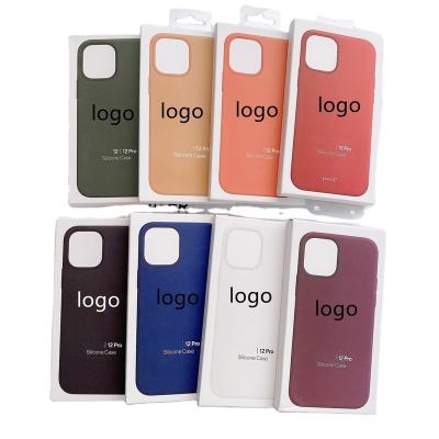 China Shockproof For Apple iphone 13 Pro Liquid Microfiber Soft Silicone Matte Shockproof Phone Case Max 12 Liquid Cell Phone Cases for sale