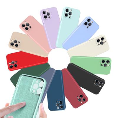 China Candy Color Matte Skin Soft Thin TPU Silicone Shockproof Slim Fit Case For iPhone 13 Mini/13/13 Pro/13 pro Max Mobile Phone Case for sale