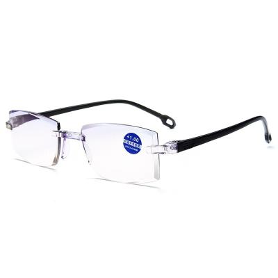 China Relieve the new anti-blue anti-UV resin balancing glass men's and women's practical reading glasses for sale