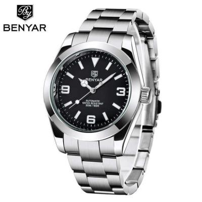 China Benyar 5177 Brand Fashion Diver Watch Men 50atm Clock Top Waterproof Sport Day/Date Watches Mechanical Wristwatch Relogio Masculino Mens for sale