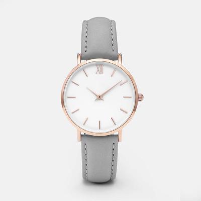 China Waterproof Casual Leather Clock Relogio Feminino Montre Femme 2021 Fashion Women's Quartz Watch Women's Simple Ladies Watches Woman for sale