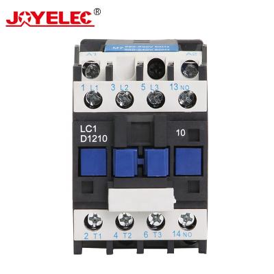 China CJX2 1210 LC1D1210 12A AC Plastic Motor Contactor Magnetic Contactor 3 Phase 3P+NO Contacts Relay 380V 220V 110V 36V 24V Coil for sale