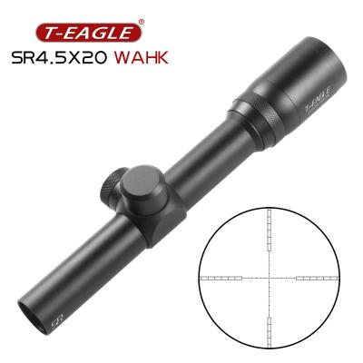 China TEAGLE Aluminum Alloy SR 4.5X20 Airsoft Airsoft Pistol Rifle Square For Hunting Quick Focus Rifle Tactical Scope With Free Mount for sale