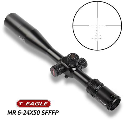 China Wholesale MR 6-24x50 SFFFP Aluminum Alloy Spot T-Eagle Hunting Scope Riflescope For PCP Air Gun Rifle Scope Tactical Long Range Rifles Sight for sale