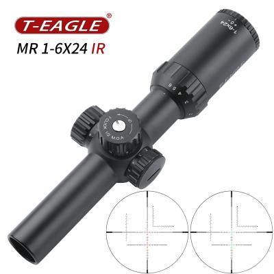 China Wholesale Aluminum Alloy Spot Hunting Riflescope T-EAGLE M.1-6X24IR Red Green Illumination Reticle Fast Aim Glass Tactical Optics for sale