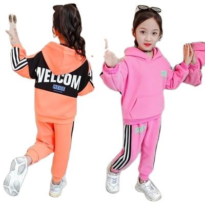 China 100% Cotton Children's Clothing Boy/Girl Winter/Summer Suit More Add Wool To Shear Sport Hoodies for sale