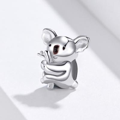 China Unfading Charms For Diy Jewelry Bracelet Making Silver Bangle Koala Bangles Pendant for sale