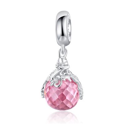 China Factory Direct Supply Unfading Pink Women's Necklaces 925 Pink Magic Bottle Pendant for sale