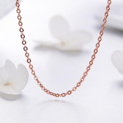 China Low Moq 925 Necklace Women's Jewelry Wholesale CLASSICS Rose Gold Decorations for sale