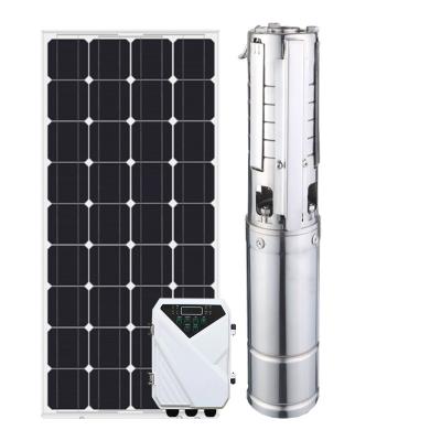 China China Factory Sale Agricultural Irrigation Large Flow 110V And High Lift Solar Pump Energy Saving Submersible Pump for sale