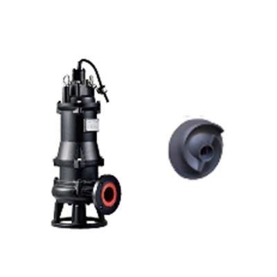 China Other high quality new cast iron pure copper motor with big cutter submersible sewage pump for sale