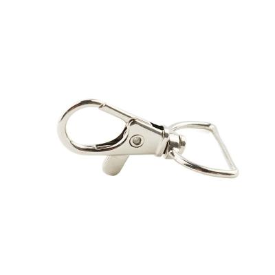 China Hot Sales Popular 360 Rotation Zinc Alloy Car Metal Key Chain Hook Hardware Accessories For Luggage Bag Hook Metal Key Chain for sale