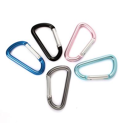 China Best promotion carabiner lightweight popular necklacetriangle carabiner round carabiner aluminum alloy for bag key chain kettle for sale