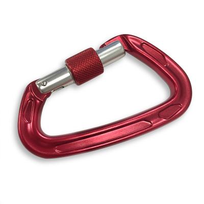 China Lightweight Popular Best Accept Climbing Custom Aluminum Carabiner Hook For Camping Climbing Riser Hammock for sale