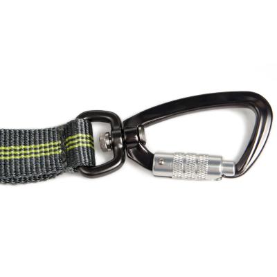 China 7075 Aluminum Rotation Carabiner Mental Mining Safety D-Ring Restraints For Dog Leash for sale