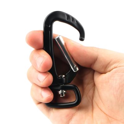 China 7075 Colored Carabiner Swivel Carabiner Spinning Extracting Aluminum Carabiner For Dog Leash Hammocks for sale