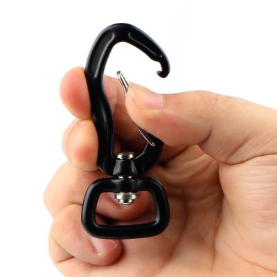 China Manufacturers 360Rotatable Spinner Carabiner Wiregate Carabiner Hammock Clip Swivel Carabiner Spinning Clip For Dog Leash for sale