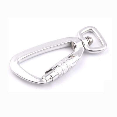 China Best Custom Carabiner Snap Hook Heavy Duty Climbing Gear Hammock Accessories Auto Lock Carabiner For Dog Leash for sale