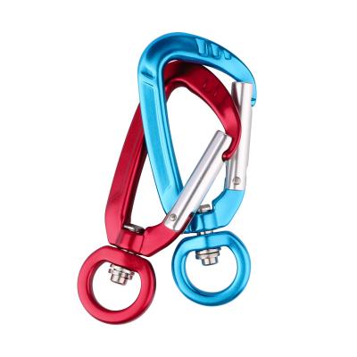 China Custom OEM Custom Logo Shaped Cretractable Carabiner Snap Hook Swivel Carabiner For Dog Leash Accessories for sale