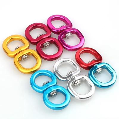 China Factory Wholesale 8 Swivel Lightweight High Quality Double Eye Type Rings Snap Hook Carabiner For Dog Leash for sale