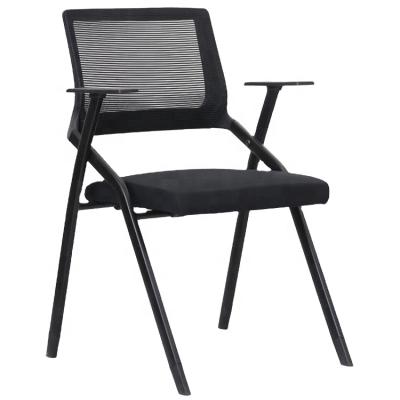 China Foldable Mesh Back Desk Training Student Foldable Office Chair for sale